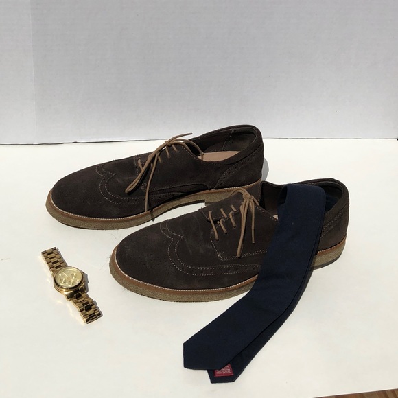 Chocolate brown dress shoes by G. H. Bass & Co. - Picture 2 of 6